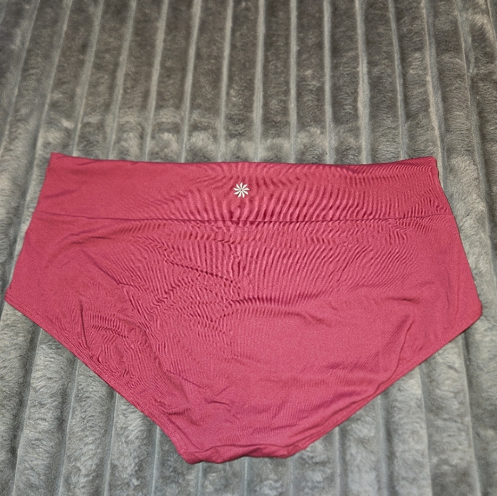 Athleta Maroon Swim Bottom - Picture 2 of 4